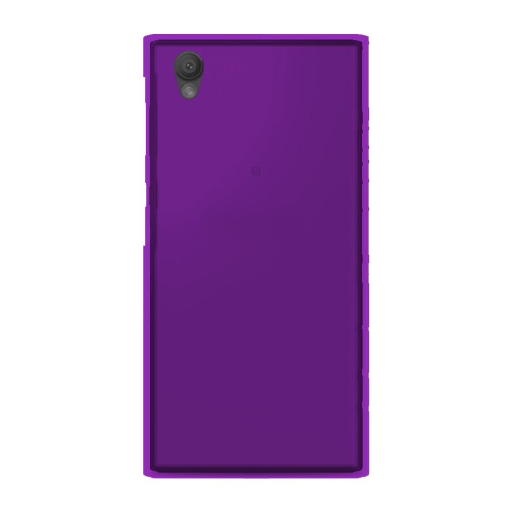 Coque silicone unie compatible Givré Violet Sony Xperia L1