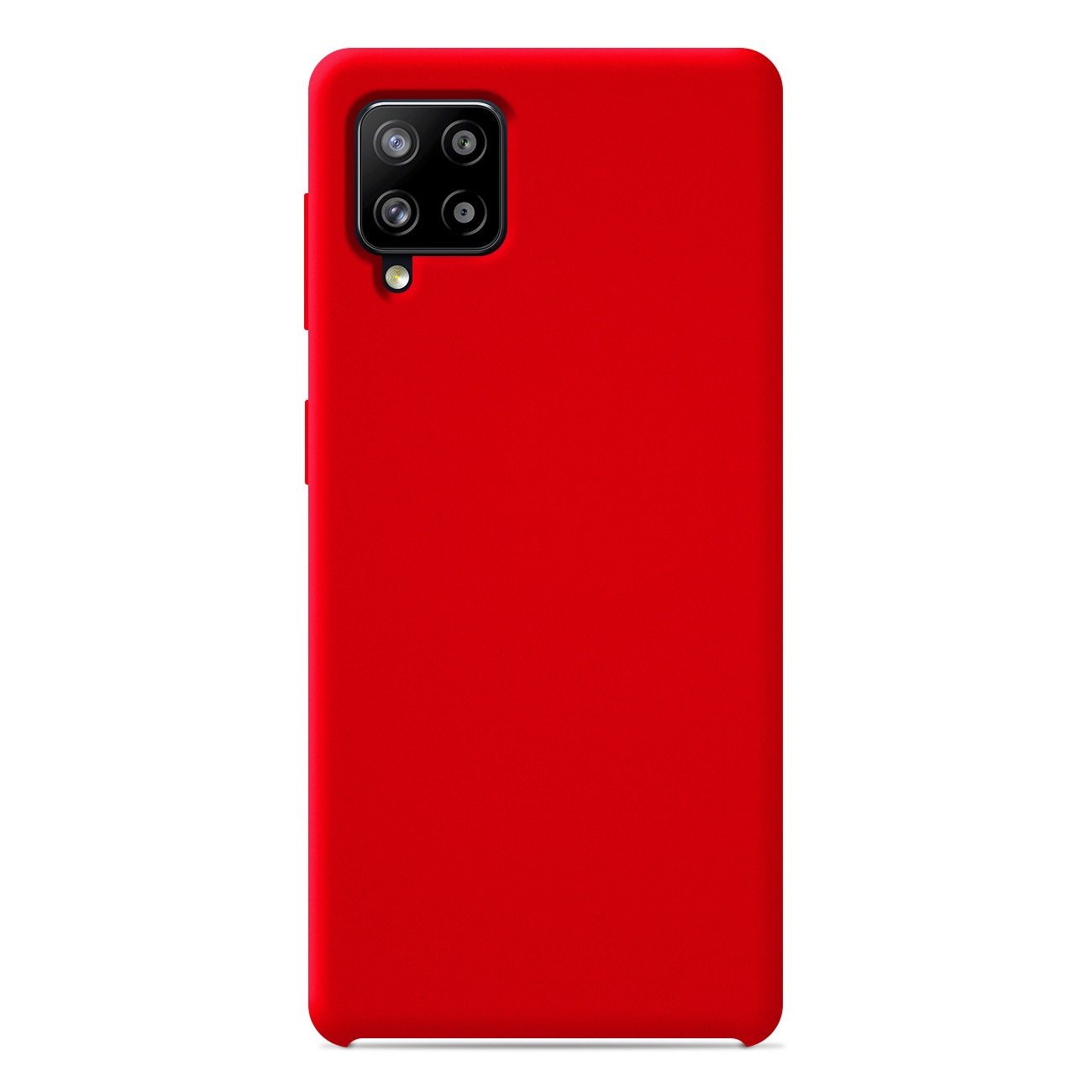 Coque silicone unie Soft Touch Rouge compatible Samsung Galaxy A42 5G