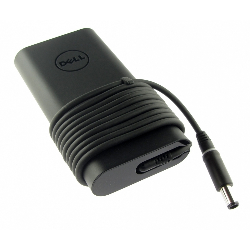 original charger (power supply) PA-3E, 19.5V, 4.62A for DELL Studio XPS 13, flat design, connector 7.4 x 5.5 mm round