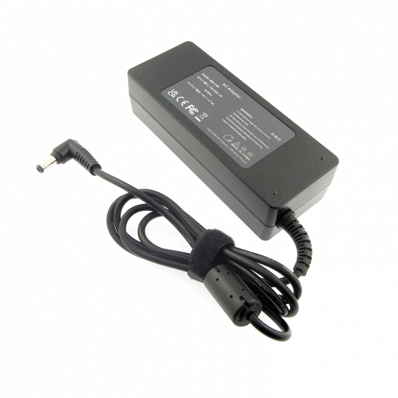 Charger (Power Supply), 19V, 4.74A for LENOVO IdeaPad Z570, Plug 5.5 x 2.5 mm round