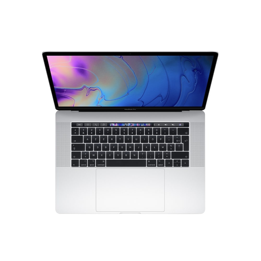 MacBook Pro Core i7 (2018) 15.4', 2.2 GHz 256 Go 32 Go Intel , Argent - AZERTY