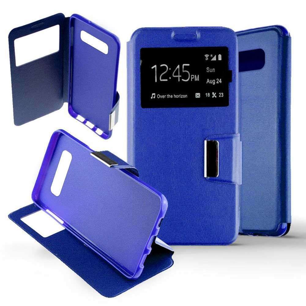 Etui Folio Bleu compatible Samsung Galaxy S10 Plus
