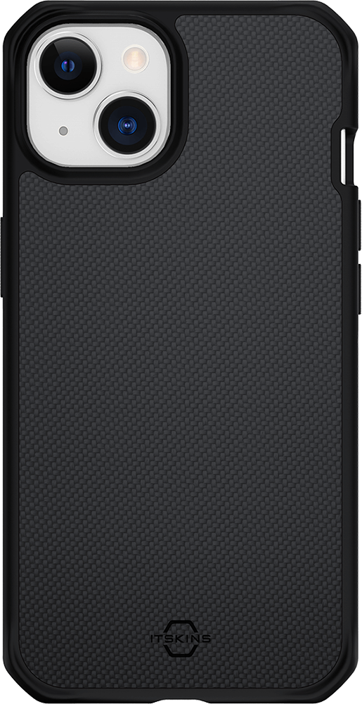 Coque Renforcée Apple iPhone 14 Ballistic Nylon R 100% Plastique recyclé Noire Itskins