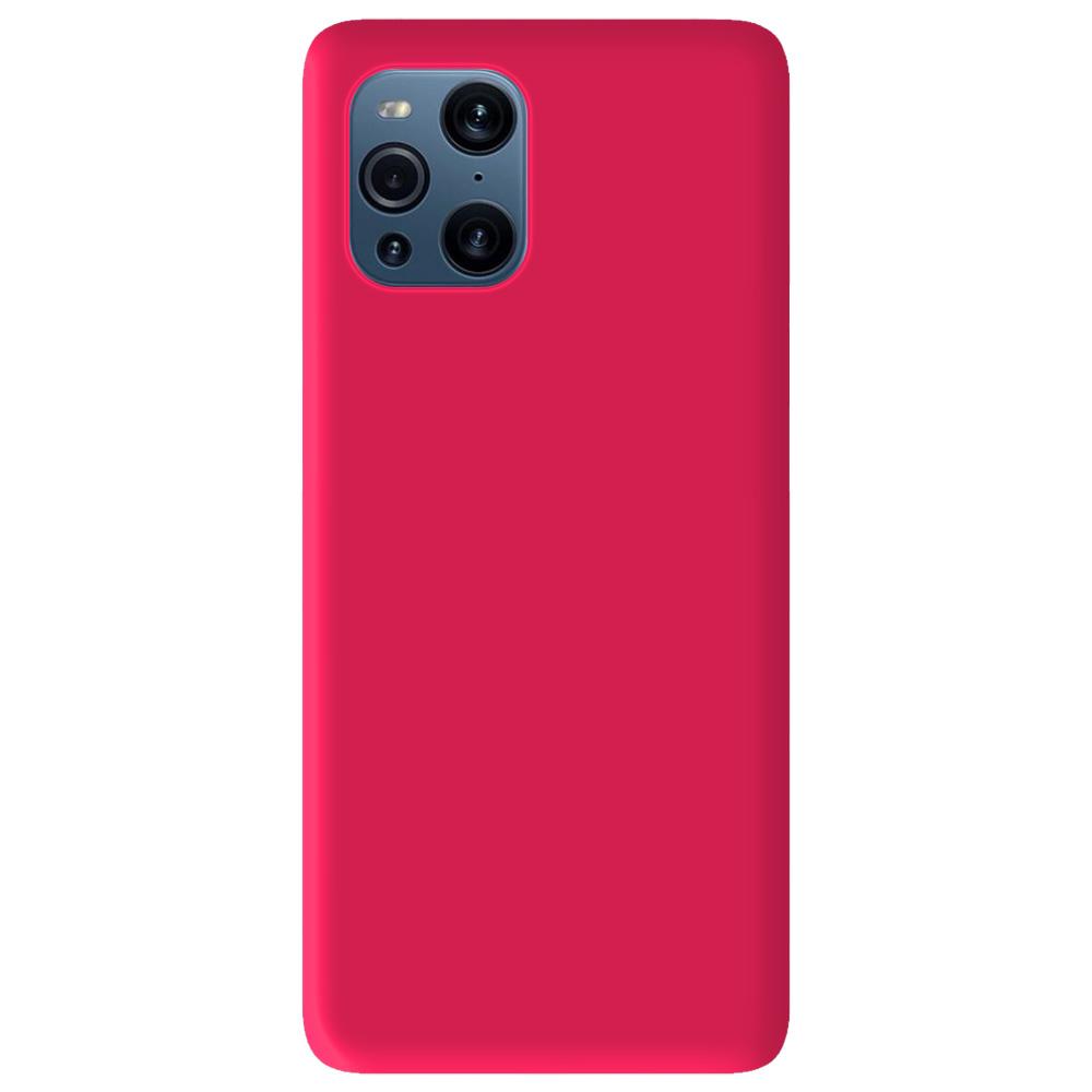 Coque silicone unie Mat Rose compatible Oppo Find X3 Find X3 Pro