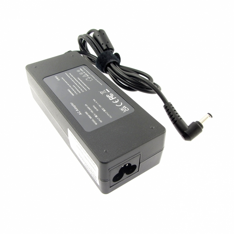 Charger (Power Supply), 19V, 4.74A for MEDION Life E6201 MD98067, Plug 5.5 x 2.5 mm round