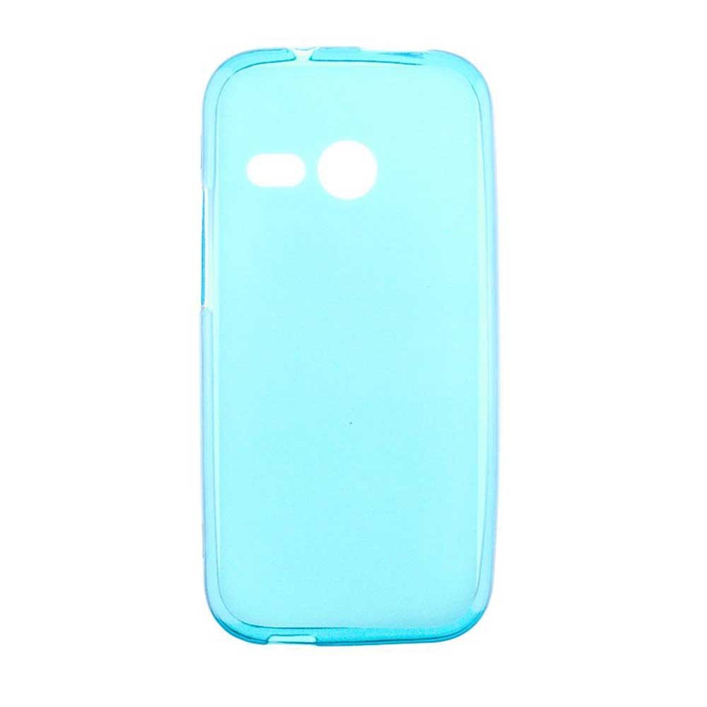 Coque silicone unie compatible Givré Bleu ciel HTC One Mini 2