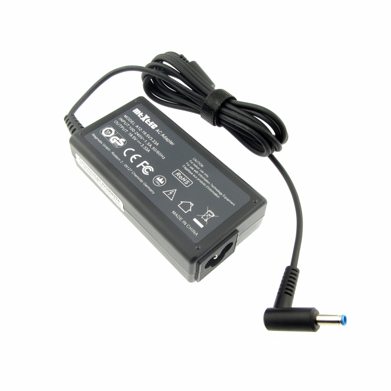 Charger (power supply) for HP 710412-001, 19.5V, 3.33A, plug 4.5 x 3.0 mm round