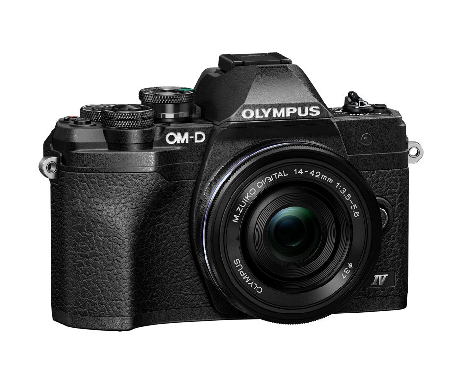Olympus OM-D E?M10 Mark IV + ED 14-42mm F3.5-5.6 EZ 4/3'' MILC 20,3 MP Live MOS 5184 x 3888 pixels Noir