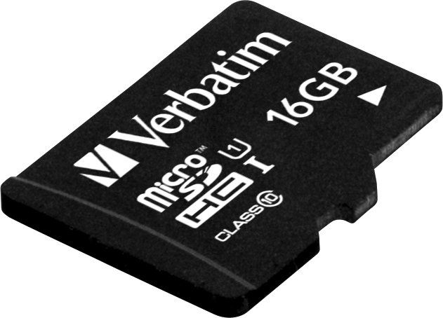 Verbatim Tablette U1 Carte Micro SDHC avec lecteur USB de 16 Go