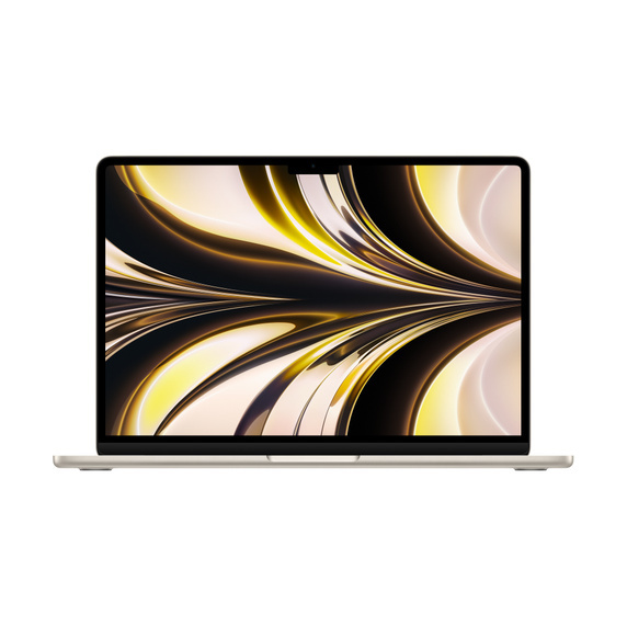 MacBook Air M2 (2022) 13.6', 3.5 GHz 256 Go 16 Go  Apple GPU 8, Lumière stellaire - AZERTY