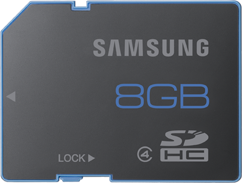 Carte mémoire SD Samsung de 8 Go