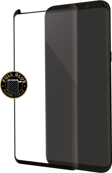Protection d'écran élite en verre trempé bord à bord incurvé pour Samsung Galaxy S9, Noir
