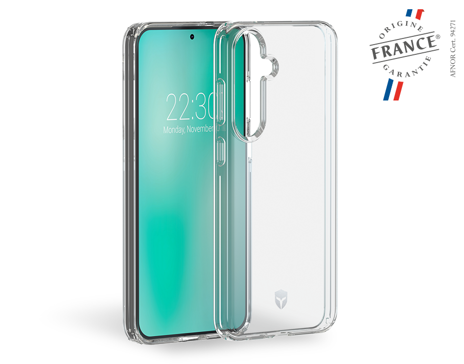 Coque Renforcée Samsung G S24+ FEEL Origine France Garantie Transparente - Garantie à vie Force Case
