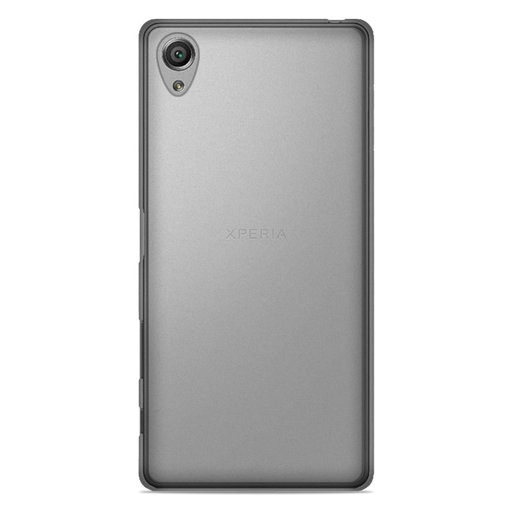 Coque silicone unie compatible Givré Blanc Sony Xperia XA