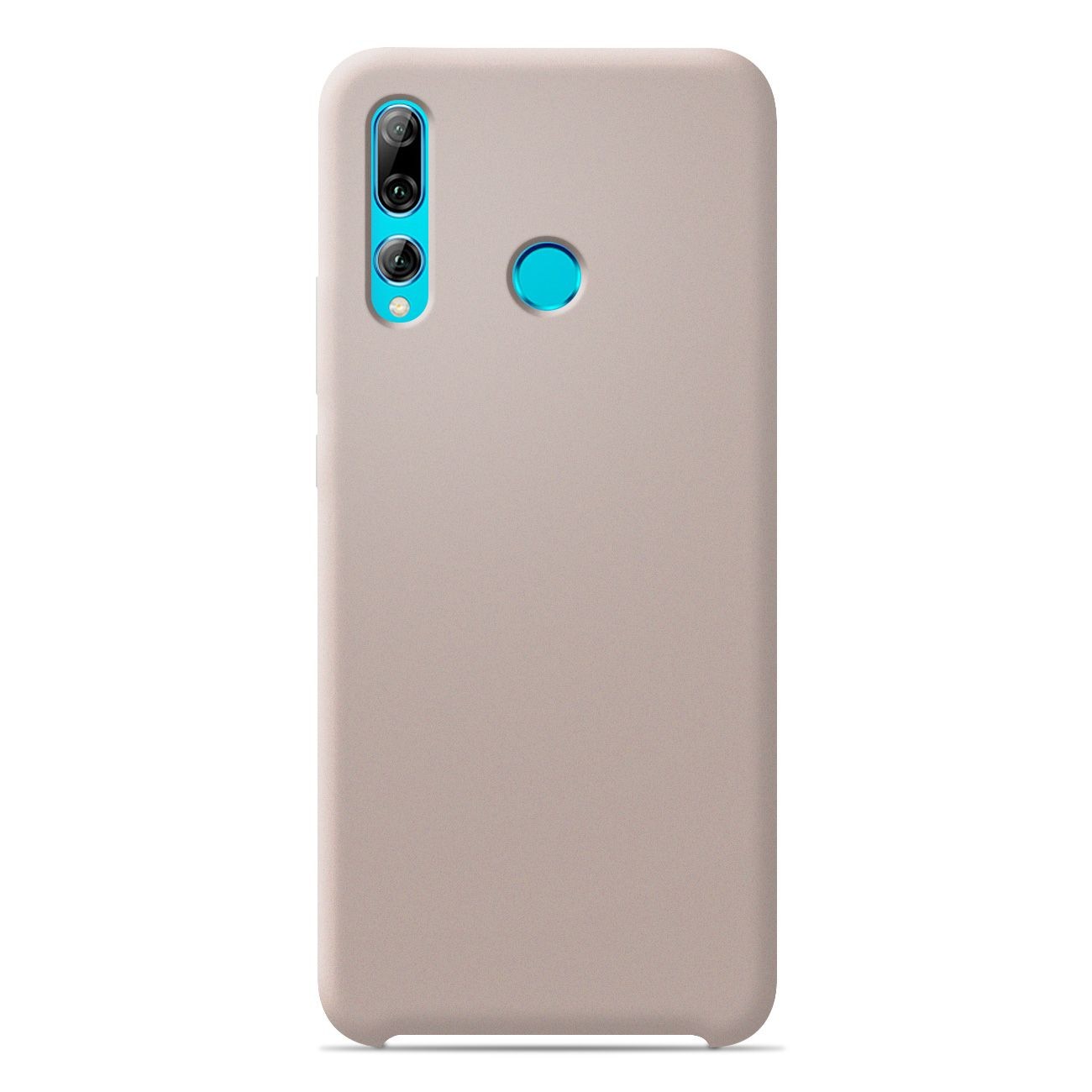 Coque silicone unie Soft Touch Sable rosé compatible Huawei P Smart Plus 2019