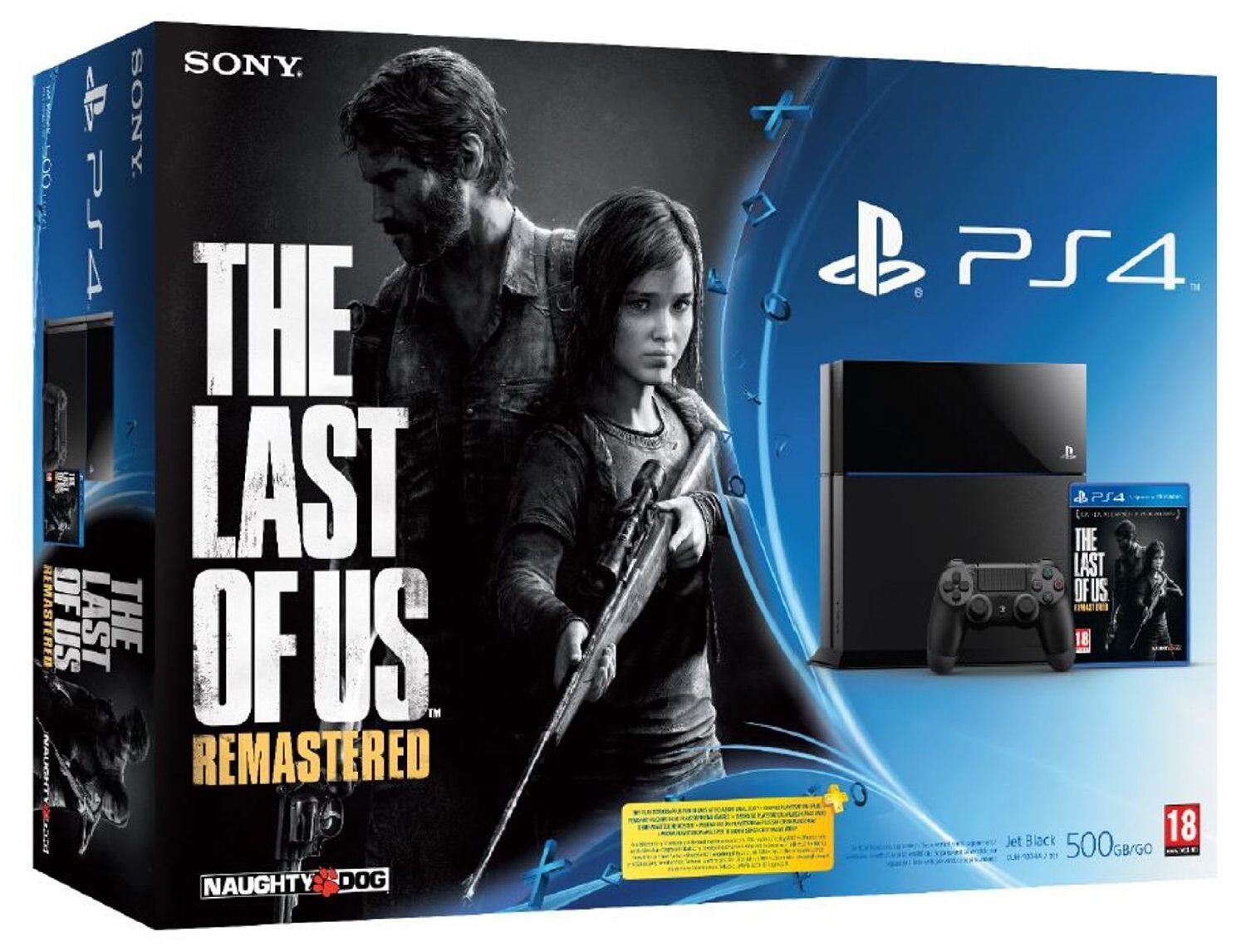 Consola PS4 500 GB Negra + The Last of Us Remasterizado