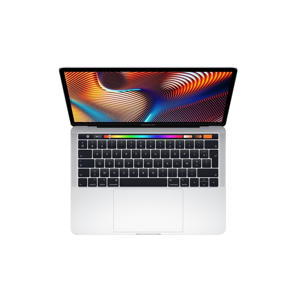 MacBook Pro Core i7 (2019) 13.3', 2.8 GHz 256 Go 8 Go Intel Iris Plus Graphics 655, Argent - QWERTY - Espagnol
