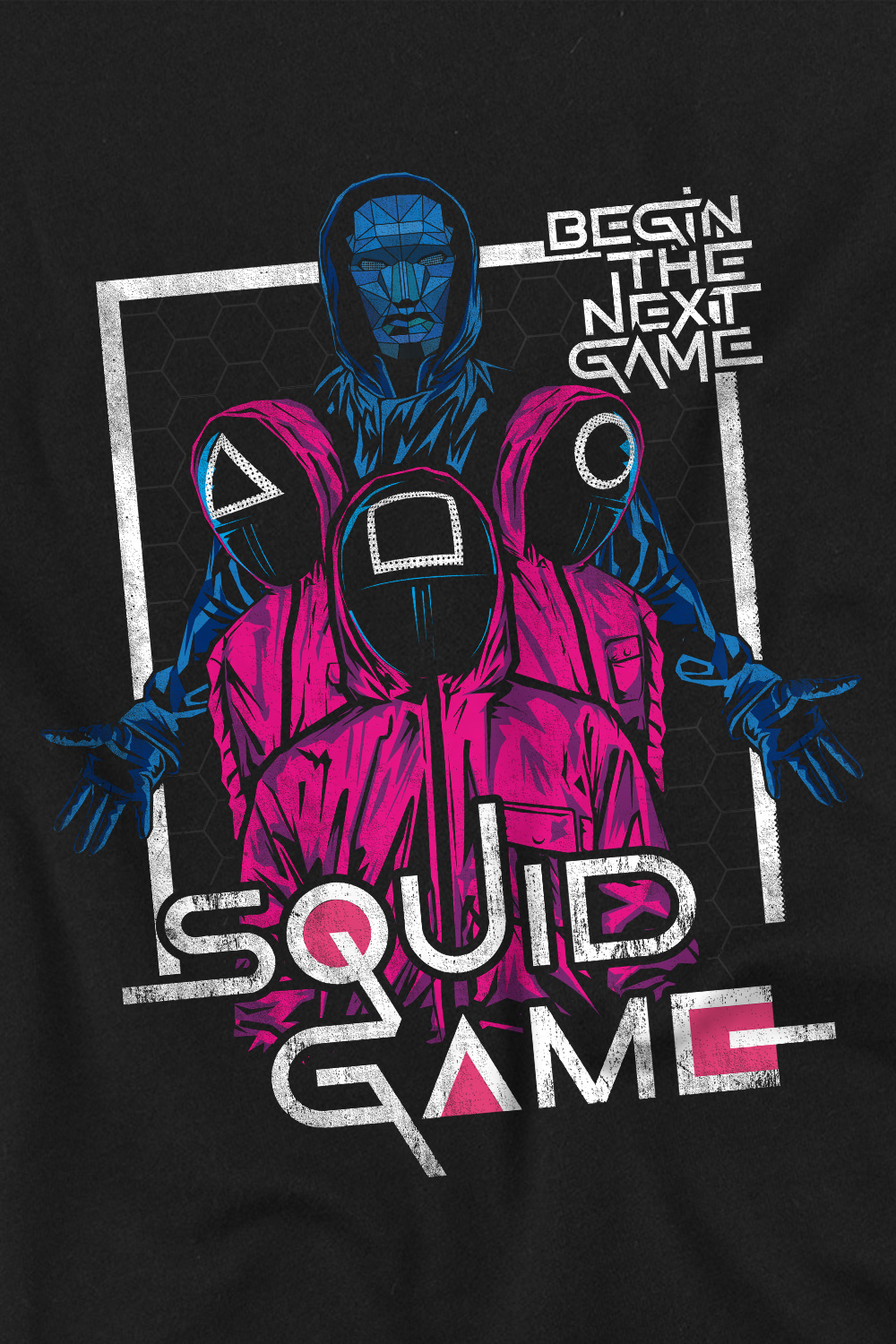 Squid Game Front Man & Guards T-Shirt 2