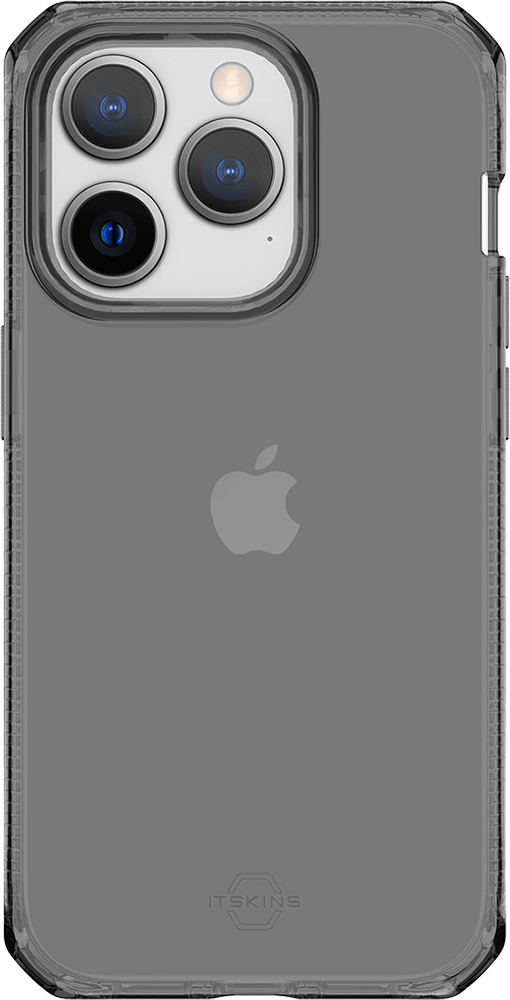 Coque Renforcée Apple iPhone 14 Pro Spectrum Clear R 100% Plastique recyclé Transparente Noire Itskins
