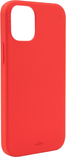Coque Silicone Icon Rouge pour iPhone 12 / 12 Pro Puro