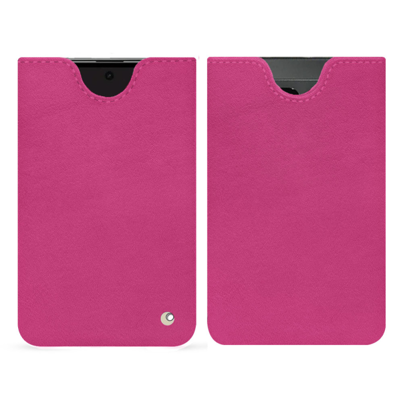 Pochette cuir Google Pixel Fold - Pochette - Rose - Cuir lisse premium