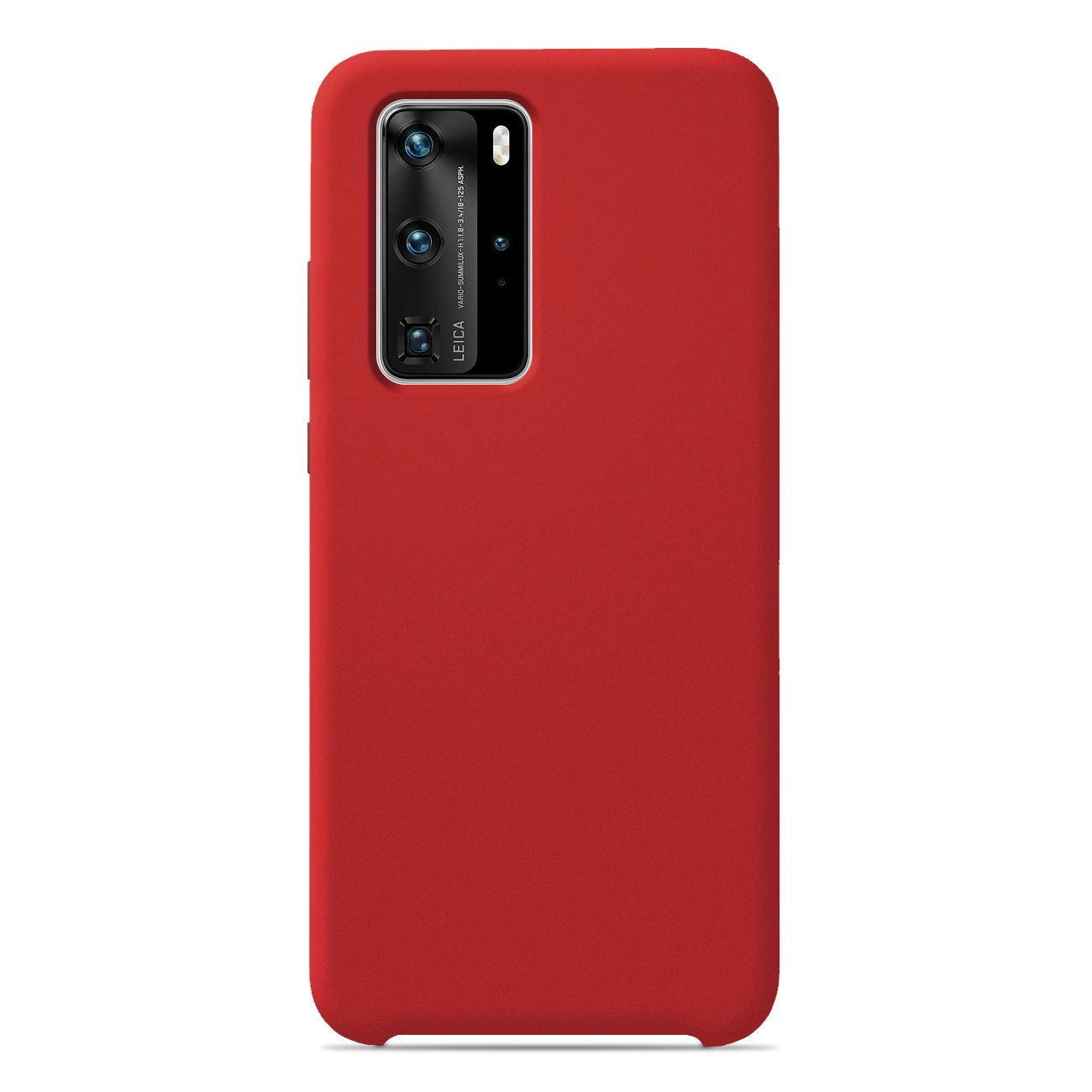 Coque silicone unie Soft Touch Rouge compatible Huawei P40 Pro