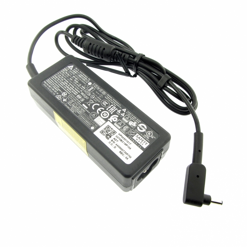 original charger (power supply) A13-045N2A, 19V, 2.37A for ACER Aspire V3-372, plug 3.0 x 1.0 mm round