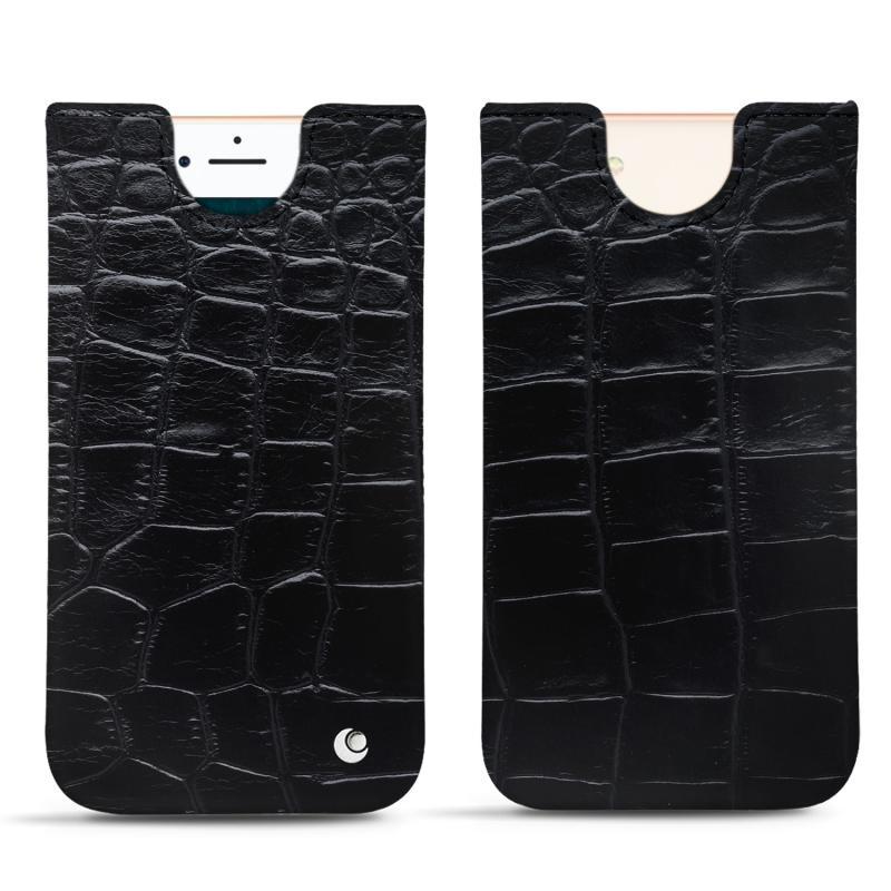 Pochette cuir Apple iPhone 7 - Pochette - Noir - Cuirs spéciaux