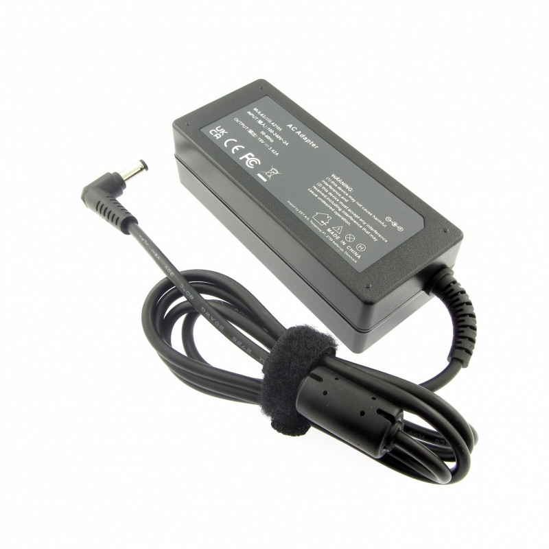 Charger (power supply), 19V, 3.42A for MSI A7200, plug 5.5 x 2.5 mm round
