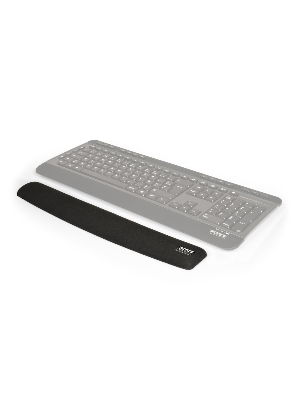 Port Connect Repose-poignets ergonomique pour clavier PC noir