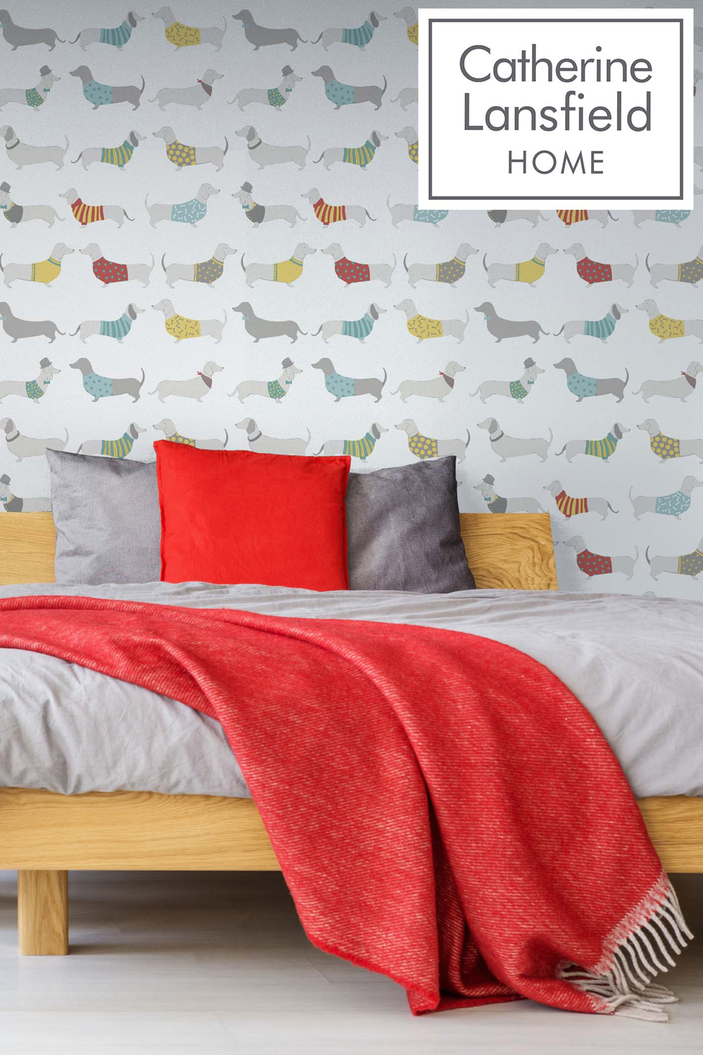 Catherine Lansfield 'Silly Sausage Dogs' Wallpaper 4