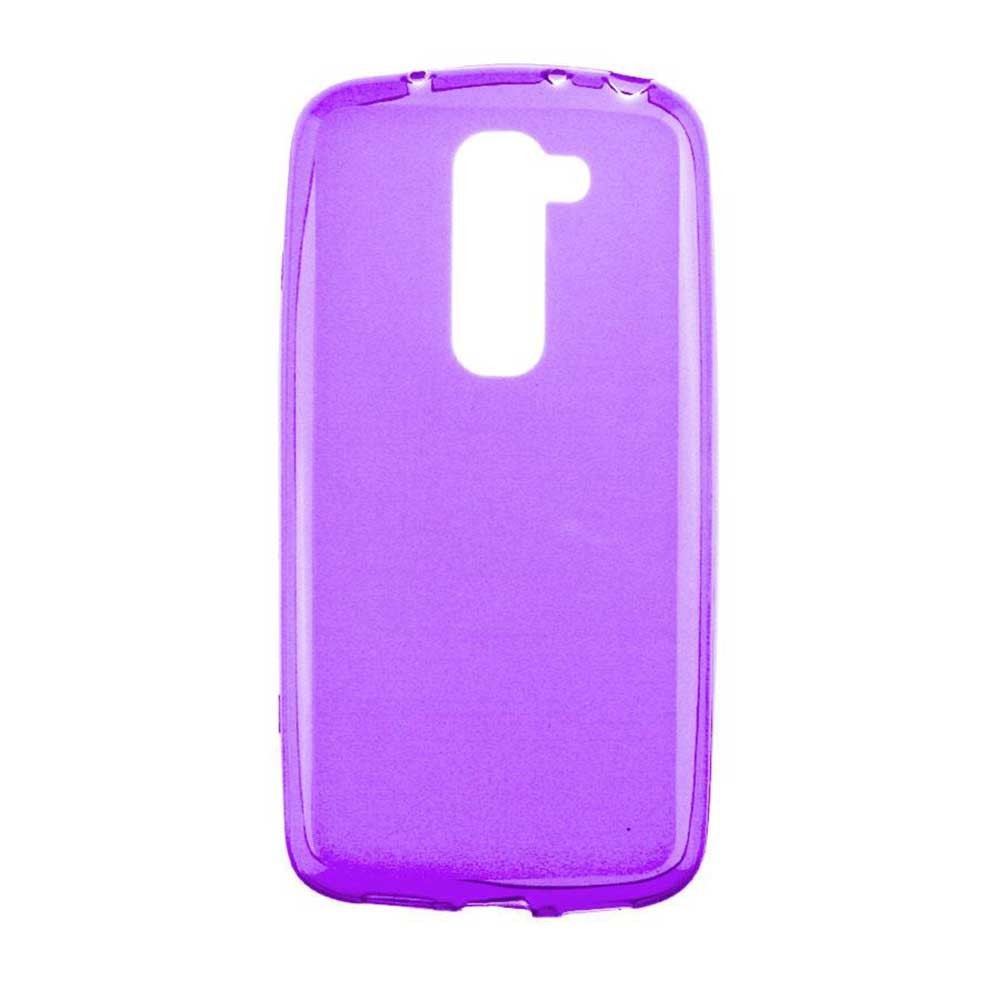 Coque silicone unie compatible Givré Violet LG Optimus G2 Mini