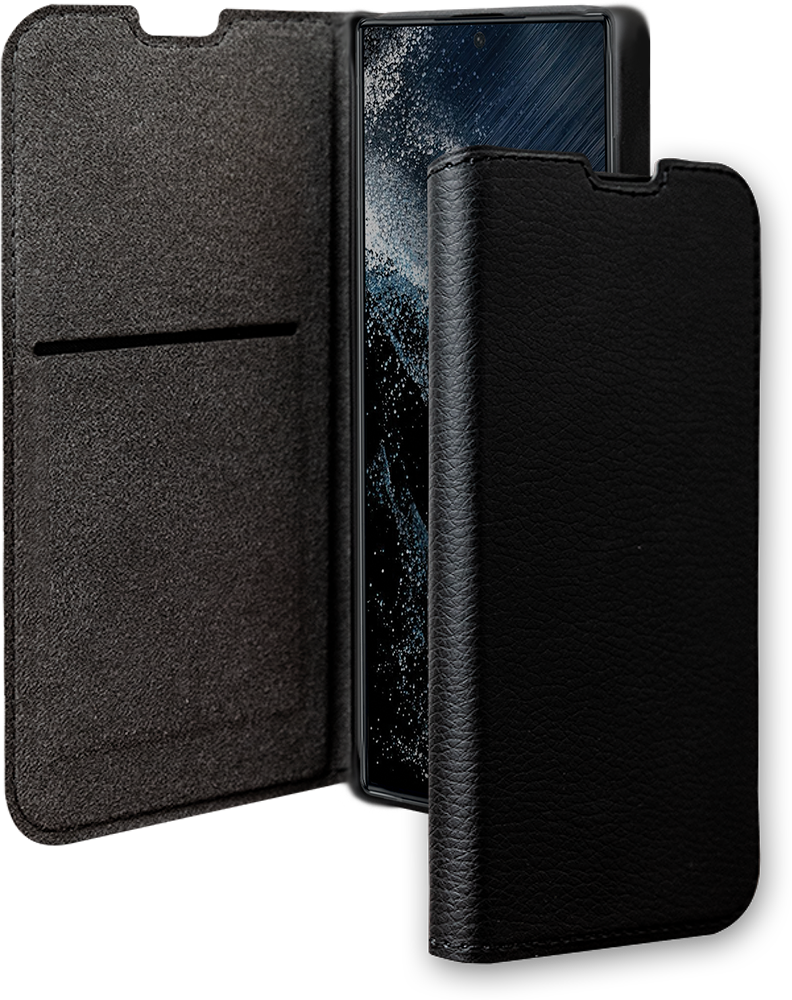 Folio Wallet Samsung G S23 Ultra 5G Noir - 65% Plastique recyclé Certifié GRS Bigben