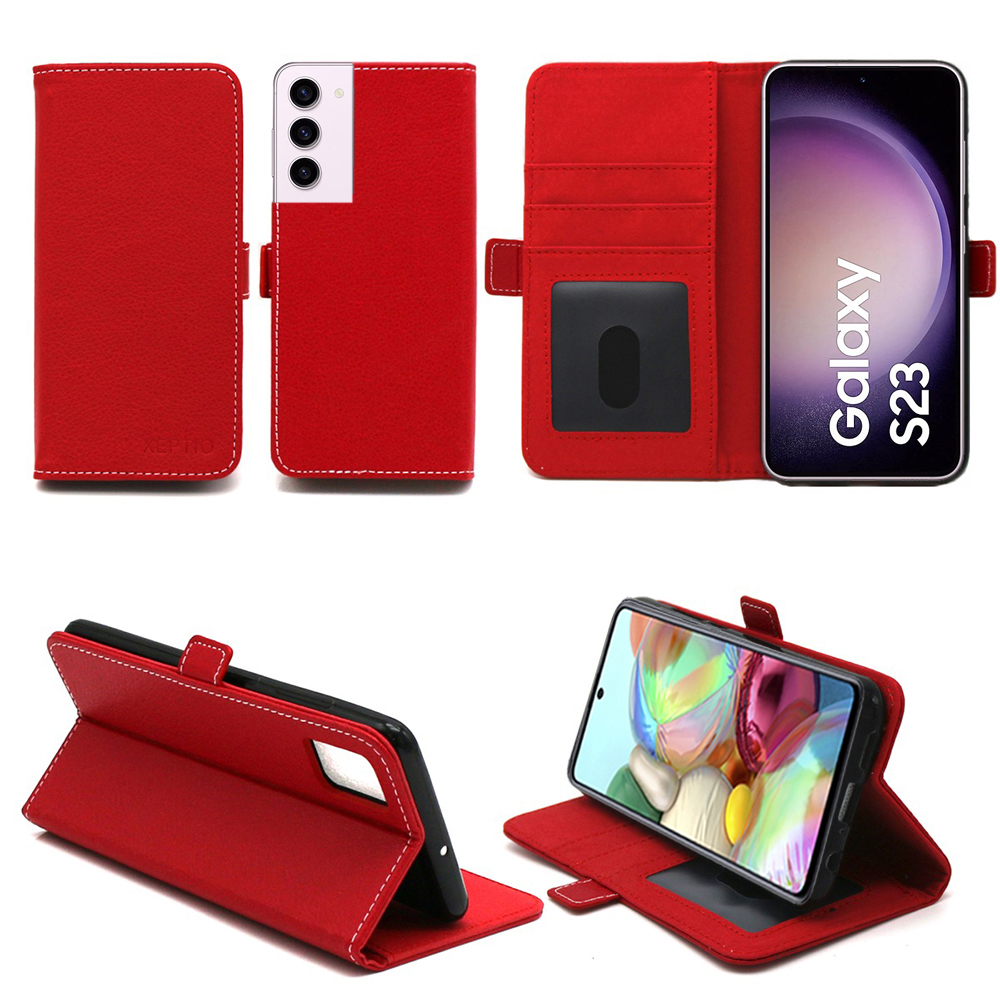 Samsung Galaxy S24 5G Etui / Housse pochette protection rouge
