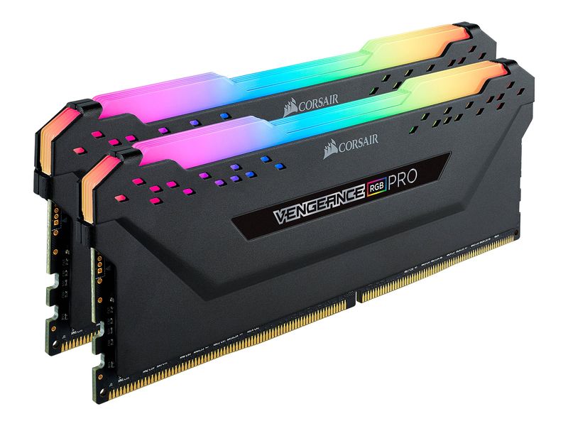 CORSAIR RAM Vengeance RGB PRO - 64 GB (2 x 32 GB Kit) - DDR4 3200 DIMM CL16