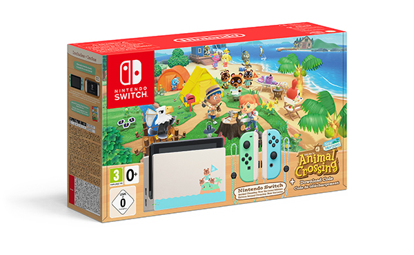 Switch Ed. Animal Crossing: New Horizons - Console de jeux portables 15,8 cm (6.2'') 32 Go Écran tactile Wifi, Noir, Bleu, Vert