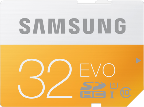 Carte mémoire Samsung SD Evo 32 Go