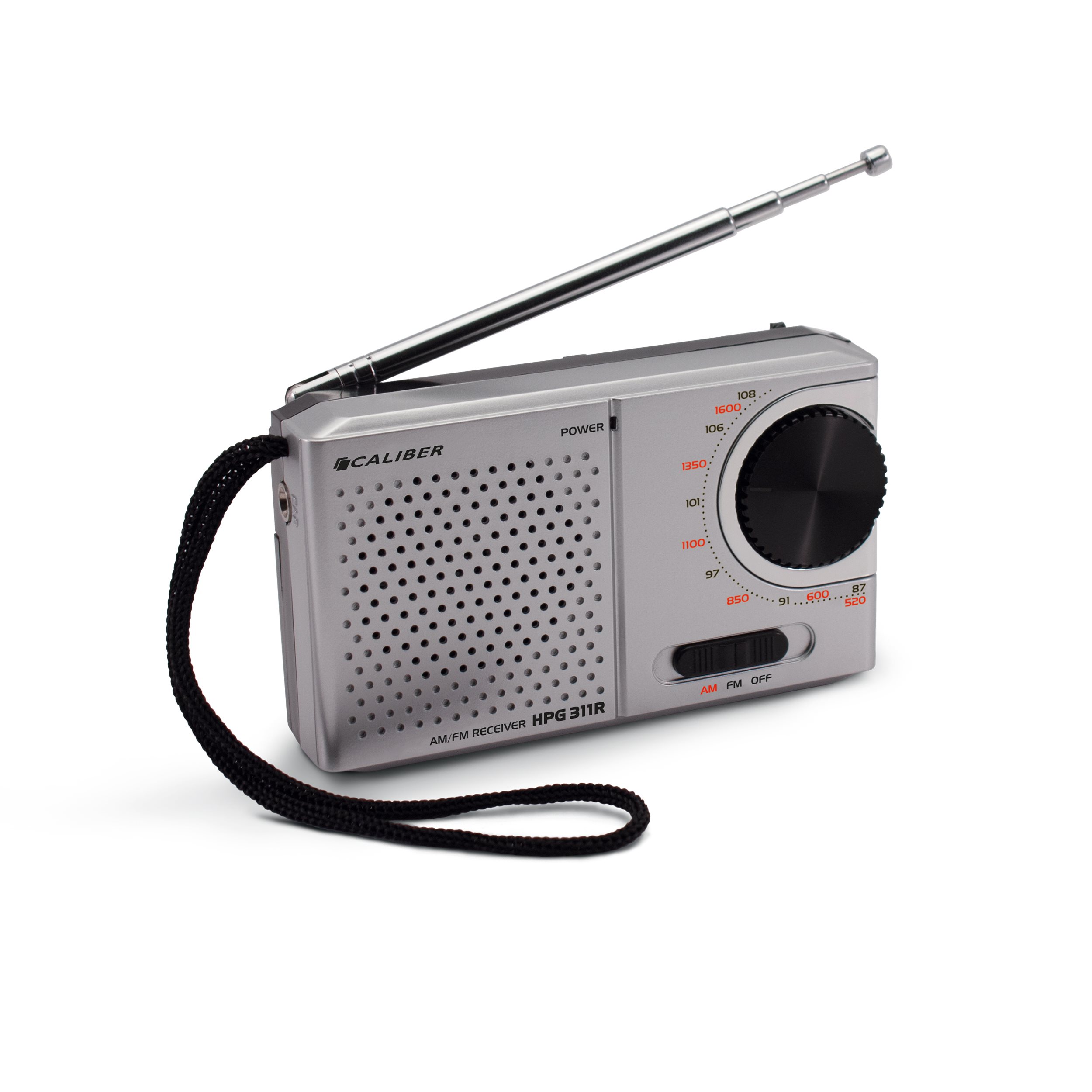 Radio Portable à Piles - Mini Radio de Poche - Radio AM/FM avec Prise Casque (HPG311R)