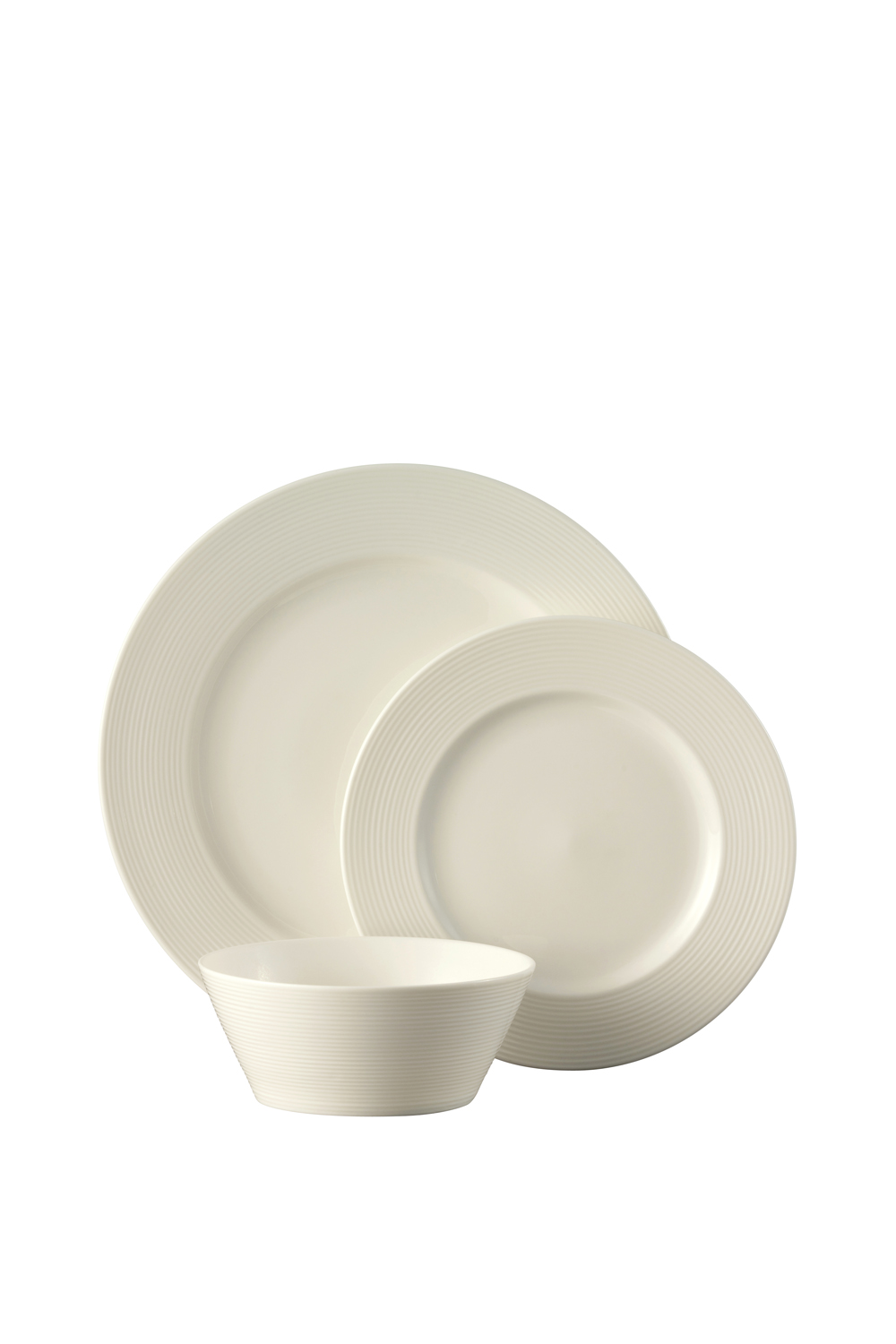 Belleek Living 'Ripple' Dinner 12 Piece Set 1