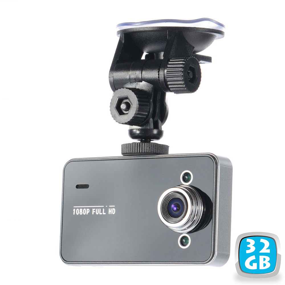 Caméra Embarquée Auto FullHD 1080P Écran Pouces Vision Nocturne Grand Angle 32Go YONIS