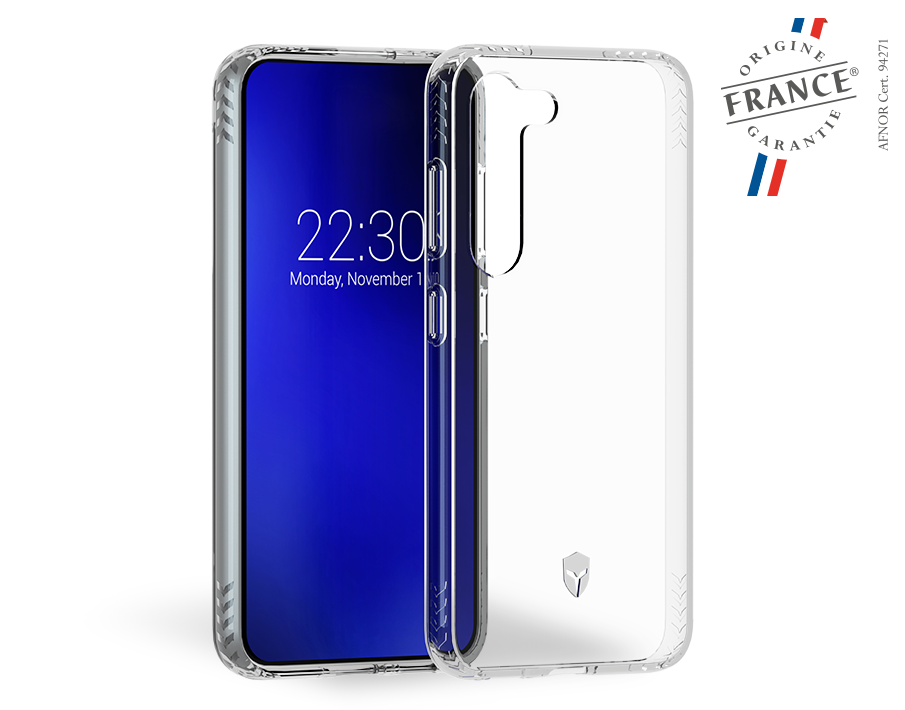 Coque Renforcée Samsung G S23 5G PULSE Garantie à vie Transparente - Origine France Garantie Force Case