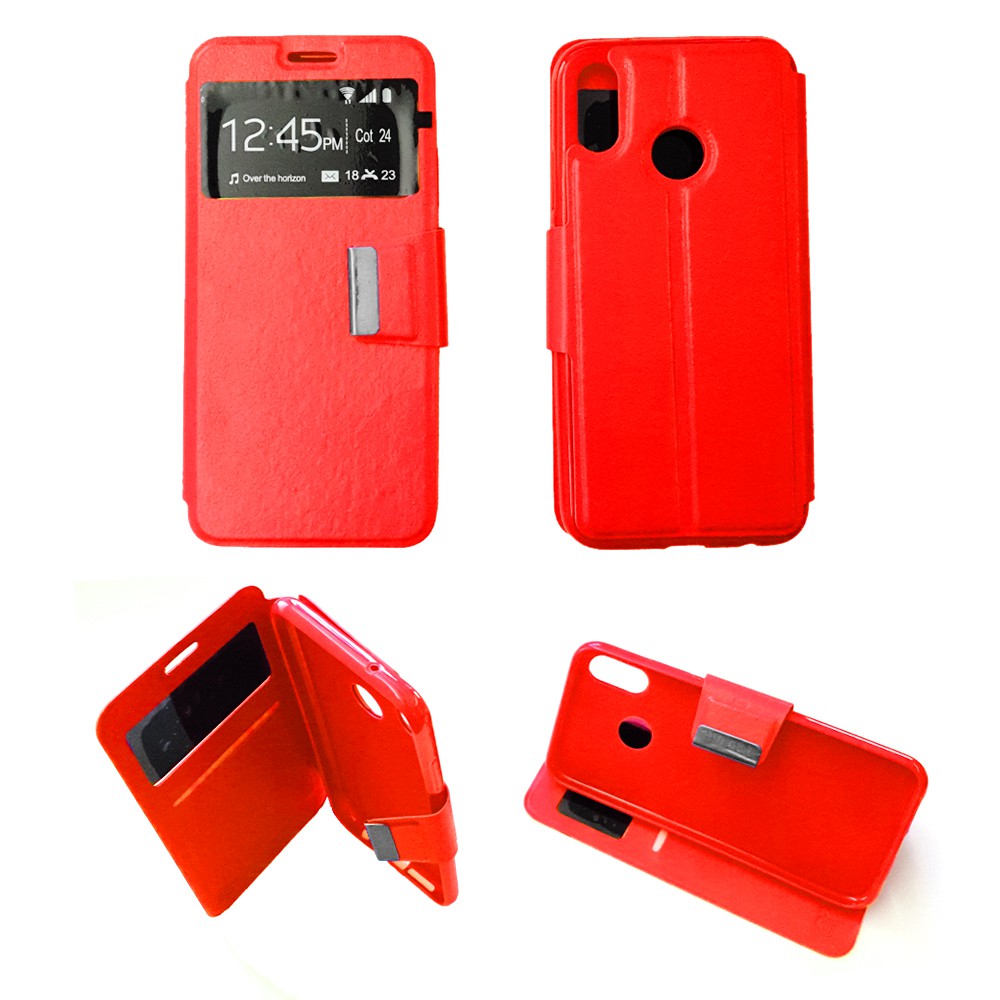 Etui Folio Rouge compatible Huawei P20 Lite