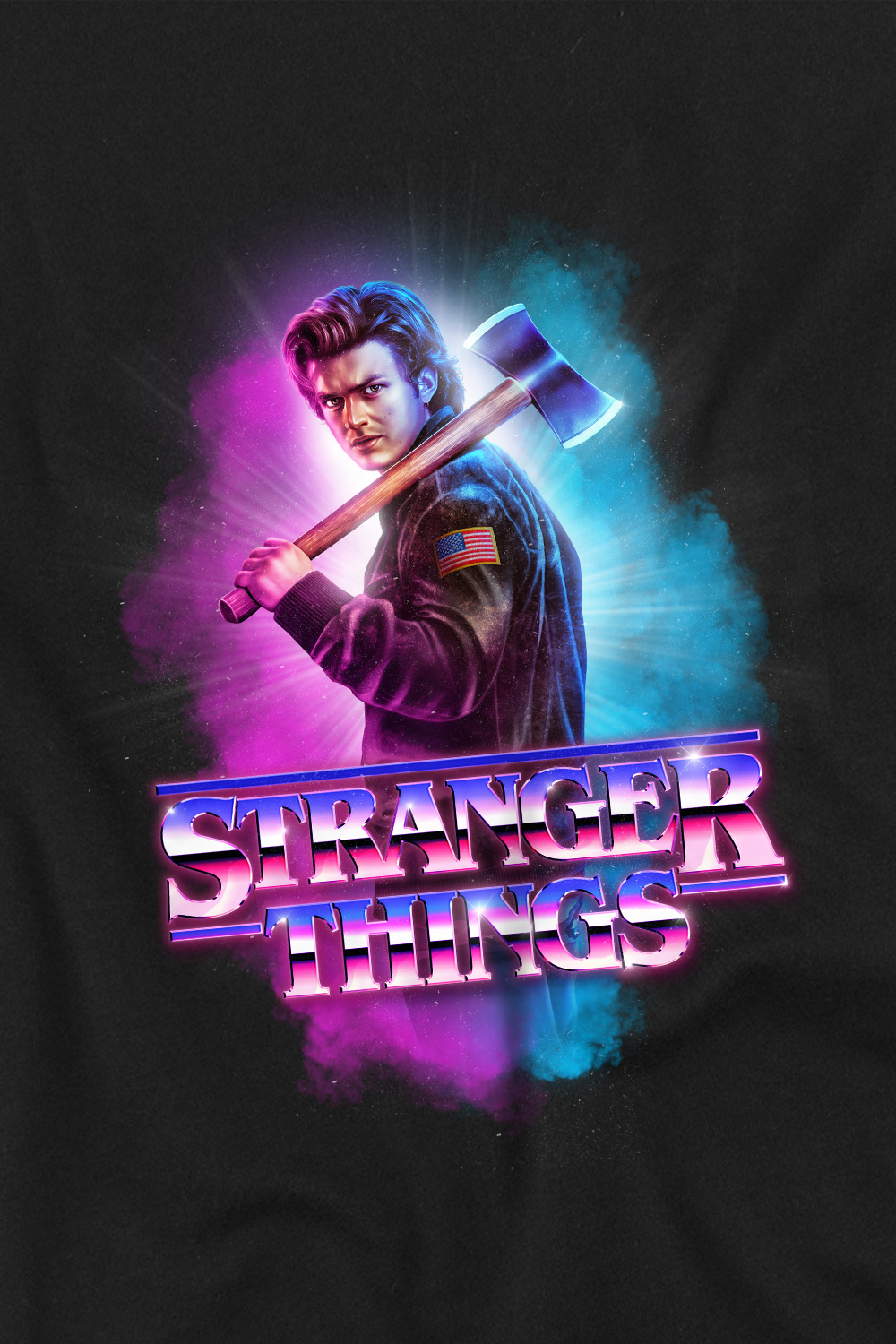 Stranger Things Steve Harrington Metal Burst T-Shirt 2