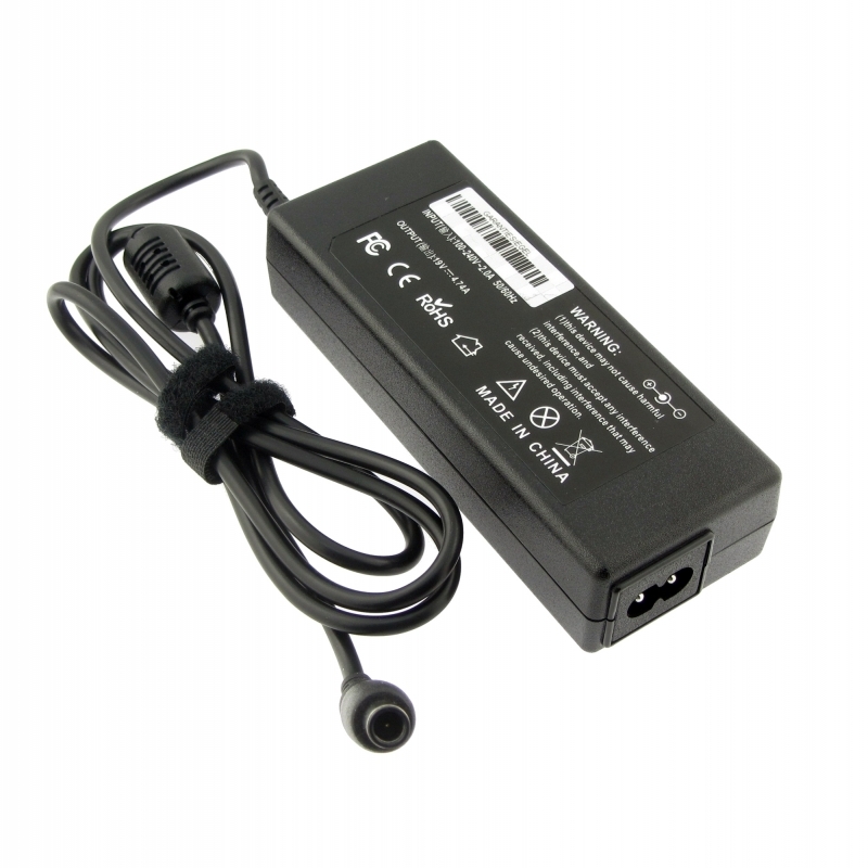 Charger (Power Supply) for HP COMPAQ HP-AP091F13LF SE, 19.0V, 4.74A Plug 7.4 x 5.0 mm round with Pin, 90W