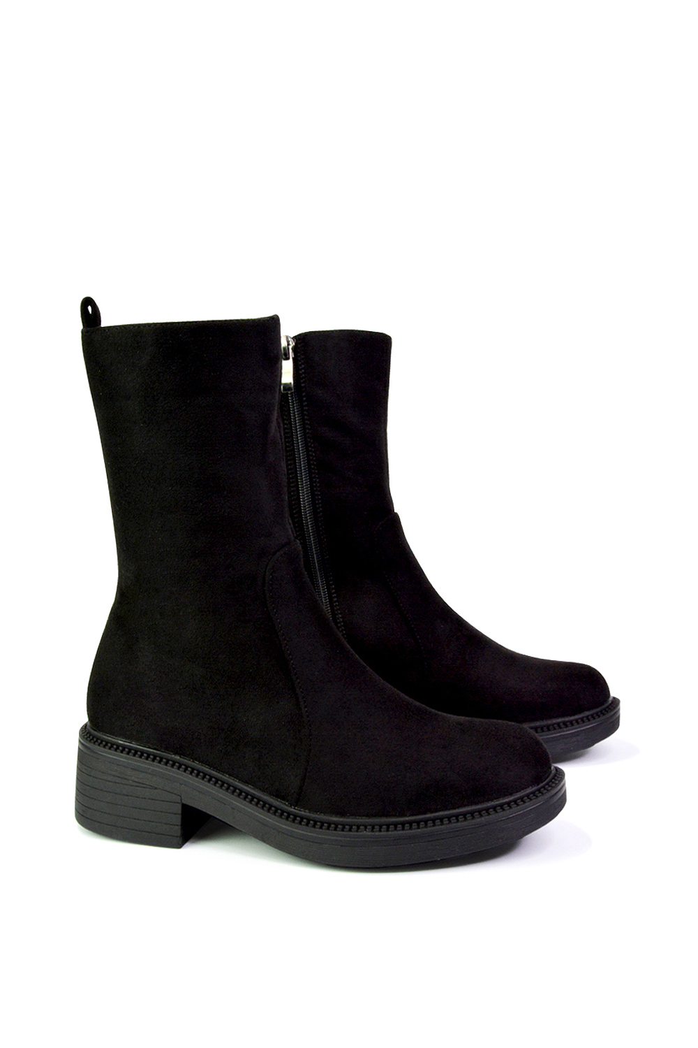 XY London 'Senna' Calf High Cleated Sole Boots 2
