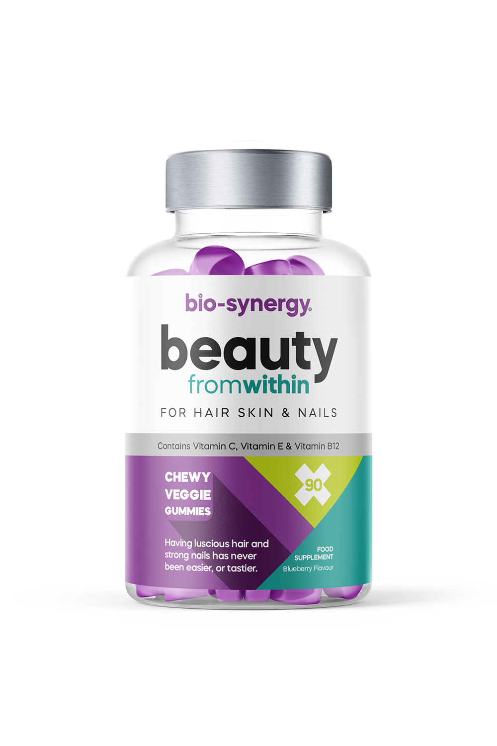 Bio-Synergy Beauty From Within vitamin gummies for skin, hair & nails 1