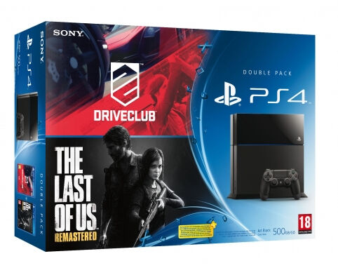 Console PS4 Noire + Driveclub + The Last of Us Remastered