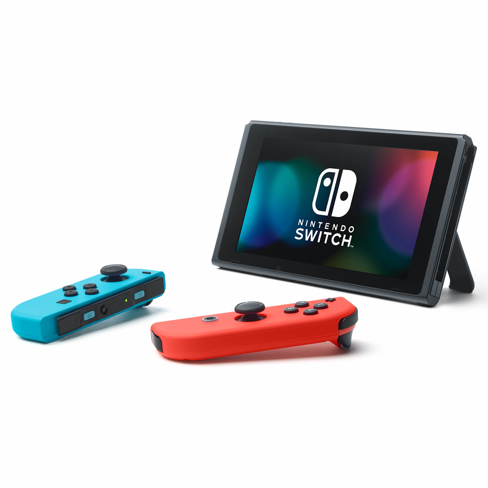 Switch & Monopoly - console de jeux portables 15,8 cm (6.2'') 32 Go Écran tactile Wifi, Bleu, Rouge