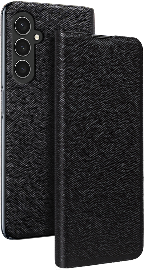 Folio Samsung G S24 Noir - Porte-carte intégré Bigben