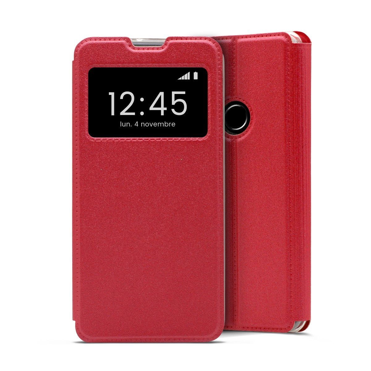 Etui Folio Rouge compatible Huawei Y6S